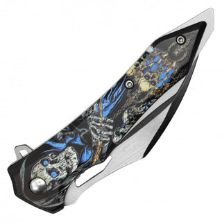 8" Blue Reaper Pocket Knife