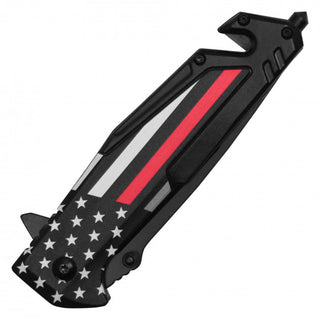 8.5" Thin Red Line Pocket Knife