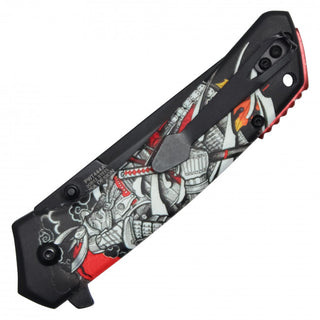 7.75" Samurai Pocket Knife-Black Samurai