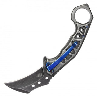 7.25" Pocket Knife WarTech- Stonewashed Karambit