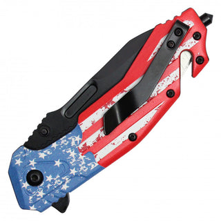 8.5" Assisted Opening Pocket Knife WarTech-Merica