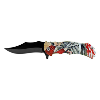 4.63" Dao Blade Ancient Warrior Spring Assisted Folding Pocket Knife - Samurai Ronin Katana Assassin
