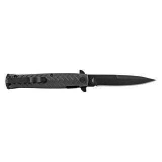 4.75" Embossed Dragon Folding Pocket Knife - Black