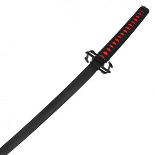 38" Non-Sharpened Fantasy Sword with Black Handle and Black Saya Real Steel