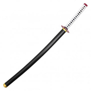 37” Non-Sharpened White and Red Fantasy Sword with Steel Blade