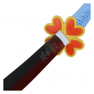 40” Non-Sharpened Blue & Orange Heart Fantasy Sword with Steel Blade