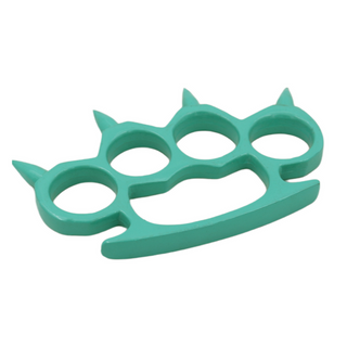 Teal Spiked Solid Steal Duster Paper Weight